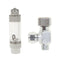 Set of 2,  Aquarium Bubble Counter with Adjustment Needle Solenoid Check Valve