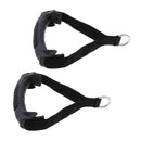 2Pcs Handle Pull Grips D-Rings Handlebar Pull Down Cable Attachment Exercise Gym