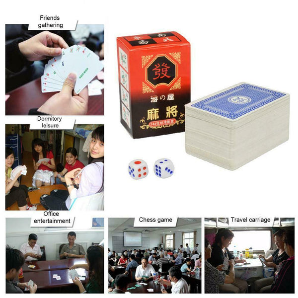 Mahjong Mah Jongg Playing Cards Kards Mahjong Solitaire Poker With Dice