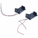 5 pieces two plastic housing with cable 9 V batteries supports storage case E4L4