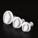 3pc Cutter Cake Mold Fondant Cookie Rose Leaf Plunger Sugarcraft Decorating 3C