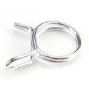 70pcs Assorted Double Wire Spring Hose Clamps for Fuel Line Tube 6-18mm 7 Sizes