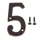 2x Iron Metal Door Number Sign Plaque Apartment Street Address Plaque 1 5