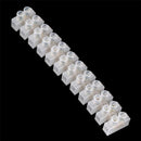 10A Electrical Wire Connection 12Position Barrier Terminal Strip Block JR