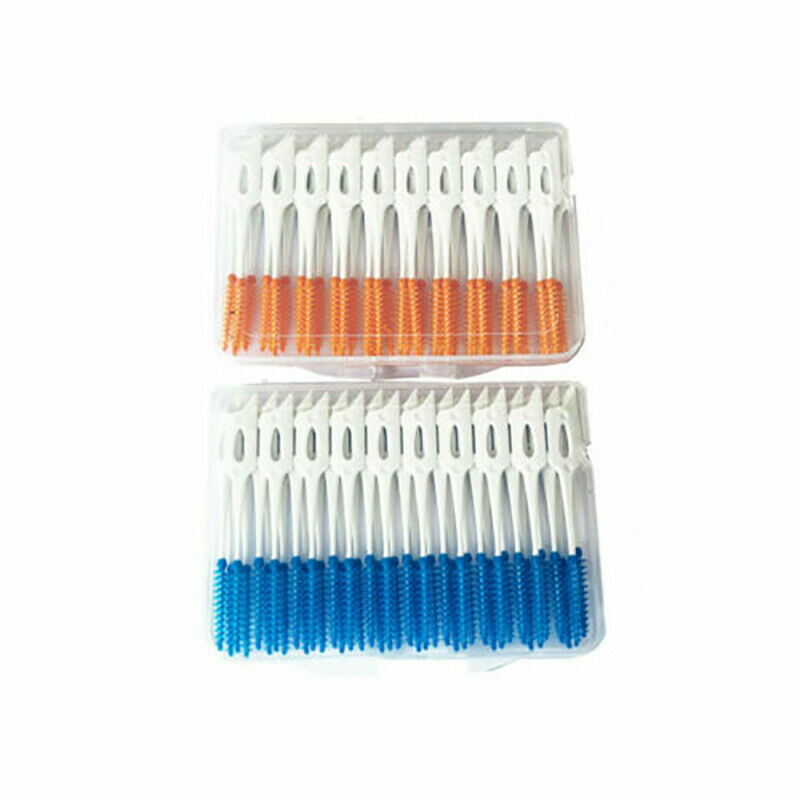 Interdental Dental Floss Dental Toothpick Tool 80p Soft Cleaning ghh JGI
