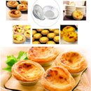 50Pcs Disposable Aluminum Foil Cup Muffin Cupcake Round Bake Tins Molds Cases BX
