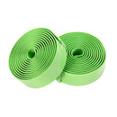2PCS Cycling Road Bike Sports Cork Handlebar Tape+ 2 Bar plug green