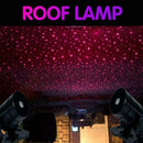 Car USB LED Atmosphere Ceiling Star Light Sky Red Galaxy Sound B9D0 Remote A0A6