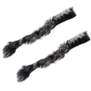 2pcs Archery Bow String Silencer Dampener Arificial Rabbit Hair Vibration