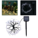 Solar Christmas String Lights 20 LED Dragonfly Fairy Party Decor Light