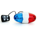 4 Sounds 6 LED Electric Horn Bell Speaker Alarm Siren For Bicycle Cycl DHU