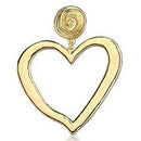 Korean Fashion Screw Big Hollow Love Heart Dangle Earrings For Women Girl S S1I8