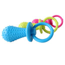 Rubber Pacifier for Pet Toys Dog Cat Puppy Chew Toys with Bell Sound Inside BX