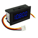 DC 3.5-30V Mini 5 Digit Digital Blue LED Voltmeter Volt Meter Panel Car