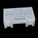 Portable hard plastic case storage box holder organiser for AA AAA C battery f3c