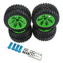 4PCS RC Crawler Car Wheel Type Tires with Wheel Rim Set & Hub Extension Adaptor