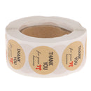 500pcs/roll Thank you for your business Stickers for seal labels gift PackaSEAU