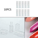 10Pcs Empty lipstick Plastic Lip Balm Container Tubes Caps DIY NEW ABQ