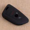 Car 3 Button Silicone Remote Smart Key Shell Case For BMW X1 X5 X6 5 7 2016-2018