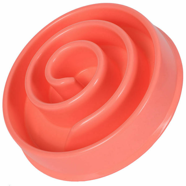 Pet Dog Feeding Food Bowls Puppy Slow Down Eating Feeder Dish Bowel Prevent