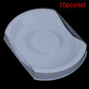 10 pcs/set Packing Box White Tray Eyelash Blank Plastic Soft Eyelashes DIY BX