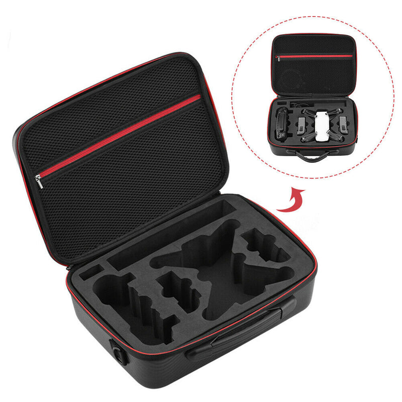 Waterproof Drone Accessories Storage Bag PU Leather Carrying For DJI Spark
