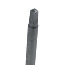 1/4 inch Hex Shank 6mm Dia Shaft 100mm Long Square Screwdriver Bit Gray