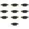 10 Piece RCA Female to Female Coupler Socket Audio Adapter Extender