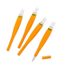 Cute Flat Head Carrot Gel Ink Pen Signature Escolar Office School Papelaria N0P2