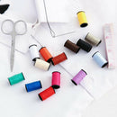10Pcs Travel home sewing kit case needle thread tape scissor set handcraft BHES