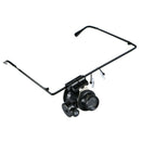 20X Glasses Type Magnifier Watch Repair Tool with One LED Light USA