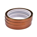 3pcs Roll Kapton Tape High Temperature Heat Resistant for Masking Soldering