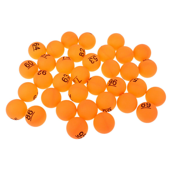 Beer Pong Lucky Dip Gaming Plastic Balls, Pack of 50, 40mm, Number 51 100