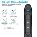 2.4GHz Wireless Presenter 100M No Directional Restrictions Remote Control P