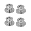 4x Replacement Marine Stainless Steel Scuba Diving Backplate Pad Book Screws