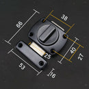 2pcs Door Safety Rotate Bolt Latch Gate Latch Door Slide Lock Brushed Finish