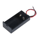 9V Volt PP3 battery holder box dc case w/ wire lead on/off switch cover   S Kw