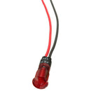 8mm Car Boat Van LED Indicator Pilot Dash Dashboard Panel Warning Light Lamp Red