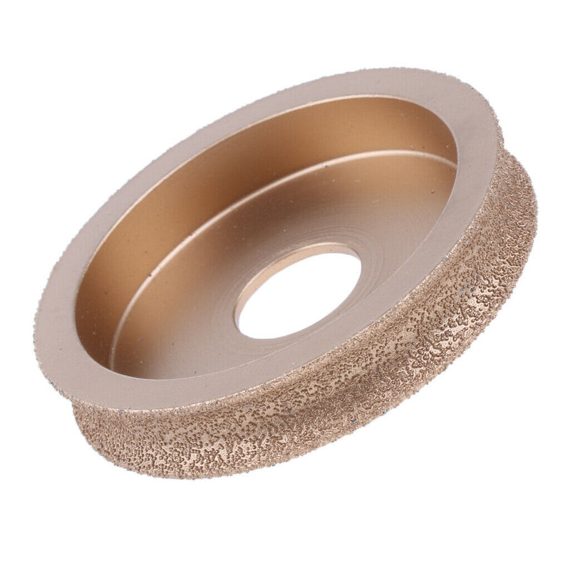 2 Pieces Diamond Profile Grinding Wheel for Marble Ceramic Stone Thickness 13mm