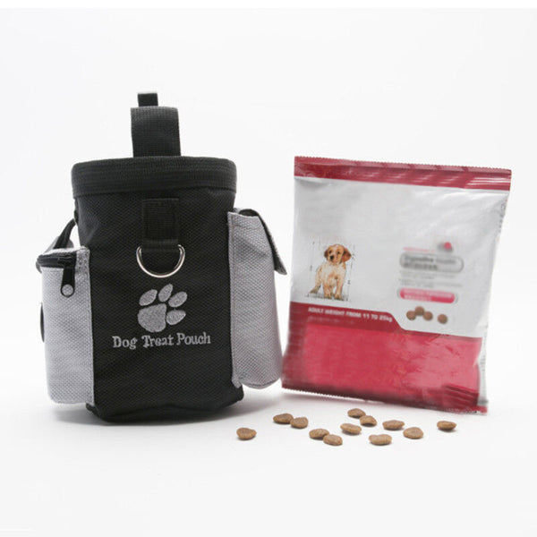 Pet Dog Puppy Obedience Agility Bait Training Treat Bag Food Snack Pouch  Dcql