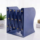 Simple Nature Style Blue Decorative Metal Iron Bookends Holder Stand Desk N