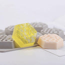 6Holes Honeycomb Soft Silicone Mold For Soap Fondant Beehive Handmade Mol YSF