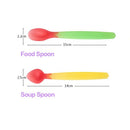2pcs baby temperature spoon color changing newborn spoon baby feeding warm  X9V7