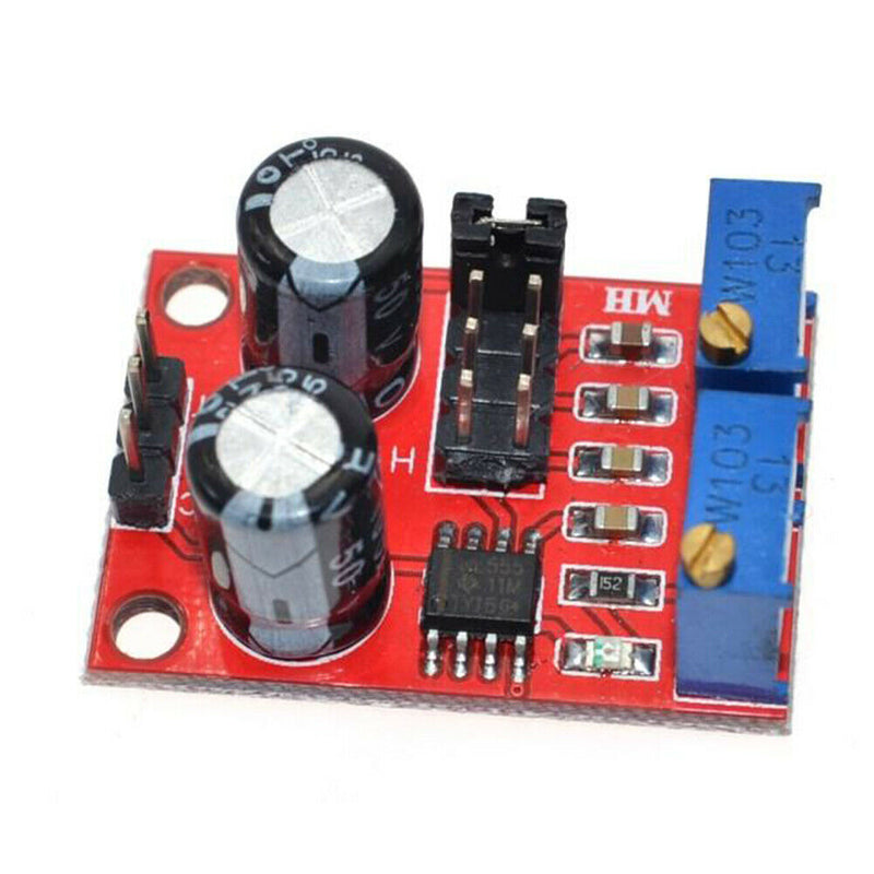 NE555 Signal Generator Pulse Frequency Duty Cycle Adjustable Module LED display