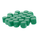 50 Pieces Opaque Blank Dice D6 for D&D RPG MTG Party Games Yellow + Green