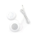 Mini White Dual Stereo 3.5mm Pillow Speaker For MP3 MP4 Player Phone CD Rad ï¼D