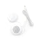 Mini White Dual Stereo 3.5mm Pillow Speaker For MP3 MP4 Player Phone CD Rad ï¼D