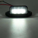 2Pcs Waterproof 12V  6 LED License Plate Light Car Boat Truck Trailer Step Lamp