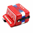 Mini Small Children Keyboard Accordion Rhythm Educational Musical InstrumentT7Z1