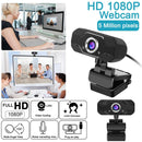 USB 1080P HD Webcam Web Cam Camera & Microphone Mic 10M For Desktop PC Laptop